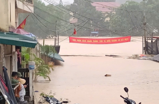 Mưa lớn ở Lạng Sơn, nhiều thôn bản bị cô lập, trăm hộ dân sơ tán trong đêm