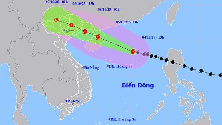 Bão số 11 Matmo có thể mạnh cấp 13, gây mưa lớn trọng tâm ở 6 tỉnh miền Bắc