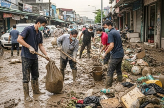 Bốn nhóm bệnh thường gặp sau bão lũ