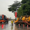 Mưa nhỏ từ rạng sáng, Hà Nội chưa có điểm úng ngập