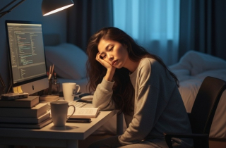 Người trẻ kiệt sức vì hội chứng 'tâm thần công sở'