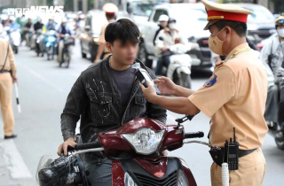 CSGT bắt đầu đợt cao điểm kiểm soát nồng độ cồn, tập trung buổi trưa và tối