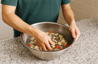Mẹo làm ngao sạch cát nhanh nhất