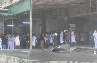 Người đàn ông dùng hung khí tấn công bác sĩ tại Bệnh viện Sản nhi Nghệ An