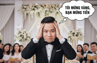 Tôi mừng cưới nửa chỉ vàng, bạn mừng lại 2 triệu đồng theo giá vàng 6 năm trước