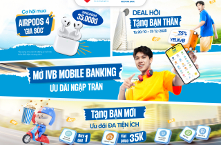 Cơ hội mua AirPods 4 giá hời cùng nhiều ưu đãi dịp kỷ niệm 35 năm thành lập IVB