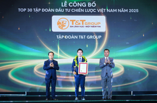 T&T Group được vinh danh Top 30 Tập đoàn đầu tư chiến lược Việt Nam - ALPHA30