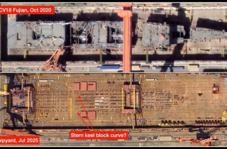 Trung Quốc âm thầm dựng 'siêu tàu sân bay hạt nhân' lớn nhất thế giới