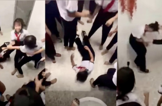 Nữ sinh cấp 2 ở TP.HCM bị đánh hội đồng ngay trong trường