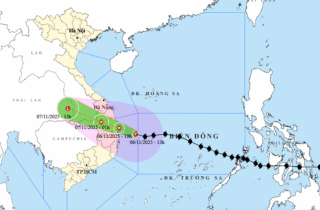 Bão số 13 Kalmaegi giật cấp 17, cách Quy Nhơn 120km