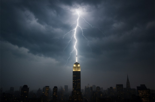 Có phải sét không bao giờ đánh hai lần vào cùng một chỗ?