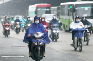 Bắc Bộ có mưa nhỏ rải rác, sáng và đêm trời lạnh
