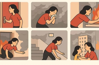 Cách thoát hiểm khi cháy nhà chung cư và 5 sai lầm nguy hiểm phải tránh