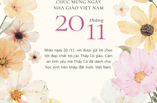 Lời chúc ngắn gọn và ý nghĩa Ngày Nhà giáo Việt Nam 20/11