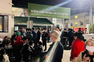 Khách xếp hàng quá đông, chủ đầu tư nhà ở xã hội Kim Chung có động thái mới