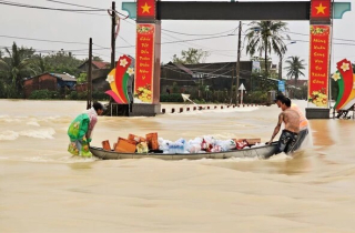 Bí thư xã Hòa Thịnh chia sẻ trên mạng xã hội về vùng 'rốn lũ'