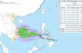 Áp thấp nhiệt đới mạnh thành bão số 15