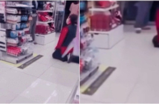 Phẫn nộ cảnh nhân viên cửa hàng phải quỳ xin lỗi sau khi nhắc nhở trẻ con