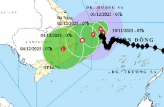 Bão số 15 Koto đổi hướng nhiều lần, hướng về vùng biển Gia Lai - Khánh Hoà