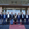 Đoàn công tác hãng Thông tấn Campuchia làm việc tại KCN Liên Hà Thái