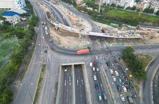 Nhiều lần bị 'tuýt còi' do chậm tiến độ, nút giao 3.400 tỷ TP.HCM hiện ra sao?