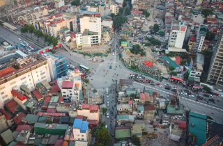 Toàn cảnh khu vực giải phóng mặt bằng tuyến đường ‘đắt nhất hành tinh’ ở Hà Nội