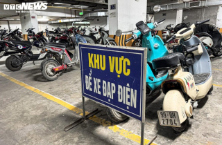 Thêm một chung cư ở Hà Nội cấm cư dân gửi xe điện dưới hầm