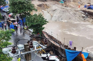 Tạm dừng thi công khu đô thị gần nơi xuất hiện 'hố tử thần', 'nuốt chửng' ô tô