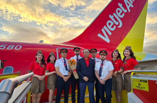 Vietjet lập kỷ lục tiếp nhận 22 tàu bay trong chưa đầy 1 tháng