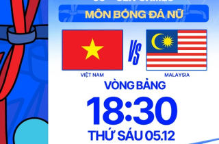 Xem trực tiếp bóng đá nữ Việt Nam vs Malaysia hôm nay 5/12 trên kênh nào?