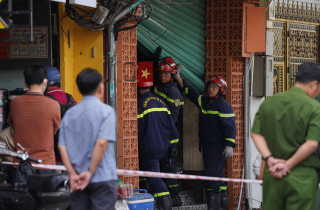 Hiện trường vụ cháy làm 4 người tử vong thương tâm