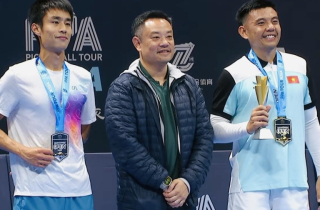 Hạ tay vợt số 1 châu Á, Lý Hoàng Nam lần đầu vô địch PPA Tour Asia
