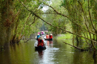 Làng nổi Tân Lập – chốn bình yên giữa làng quê sông nước