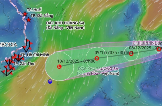 Tin mới nhất áp thấp nhiệt đới và dự báo thời điểm đi vào Biển Đông