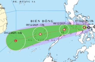 Áp thấp nhiệt đới đổi hướng bất ngờ trước khi vào Biển Đông từ ngày mai