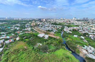 Cận cảnh 'nút thắt' Vành đai 2 TP.HCM trước ngày tái khởi động