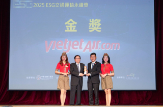 Vietjet được vinh danh giải Vàng phát triển bền vững giao thông vận tải chuẩn ESG