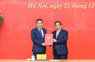 Đồng chí Lê Mạnh Hùng làm Quyền Bộ trưởng Bộ Công Thương