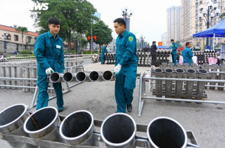 Bên trong trận địa pháo hoa sẵn sàng khai hoả đón năm mới 2026 tại Hà Nội