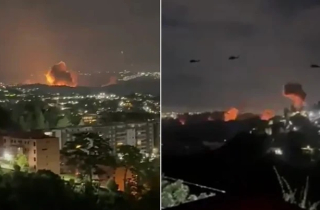 Cột khói cao cùng tiếng nổ lớn làm rung chuyển thủ đô Venezuela