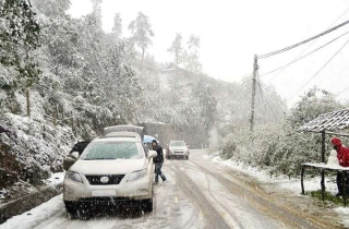 Tuyết Sa Pa dần biến mất trong vòng xoáy biến đổi khí hậu