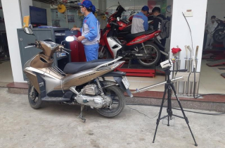 Cấp tập chuẩn bị kiểm định khí thải 70 triệu xe máy