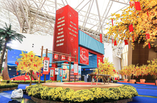 Toàn cảnh Hội chợ Mùa Xuân 2026 trước giờ khai mạc