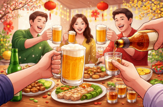 Cách tính đơn vị cồn chuẩn Bộ Y tế: Uống rượu bia ngày Tết bao nhiêu là đủ?