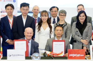 Vietjet đặt hàng động cơ Pratt & Whitney cho 44 máy bay Airbus A320neo