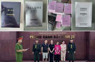 Triệt phá đường dây sản xuất hơn 10.000 chai nước hoa giả thương hiệu nổi tiếng