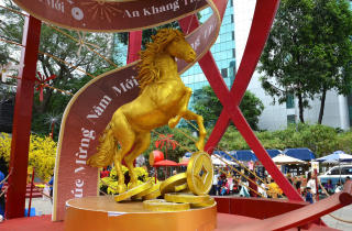 Rộn ràng Tết ở Nhà văn hóa Thanh niên TP Hồ Chí Minh